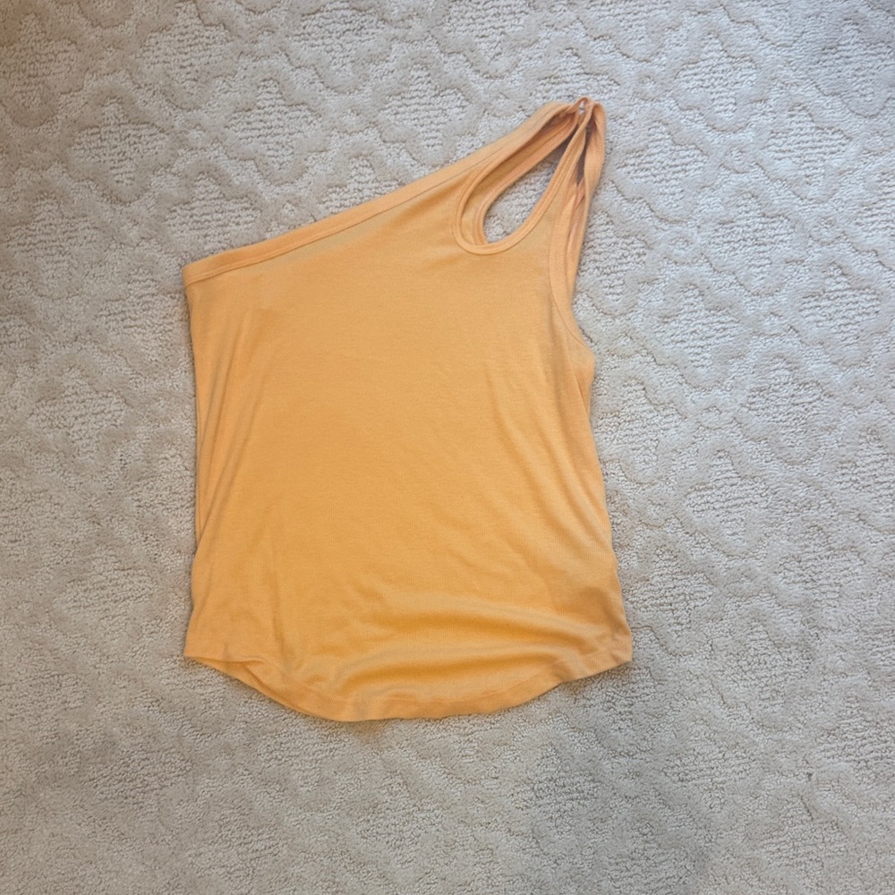 Old Navy Asymmetrical Mustard Tank Top